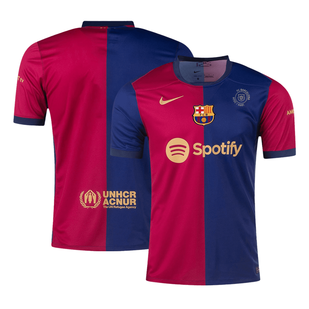 Barcelona Home Jersey - 125th Anniversary - gojersey
