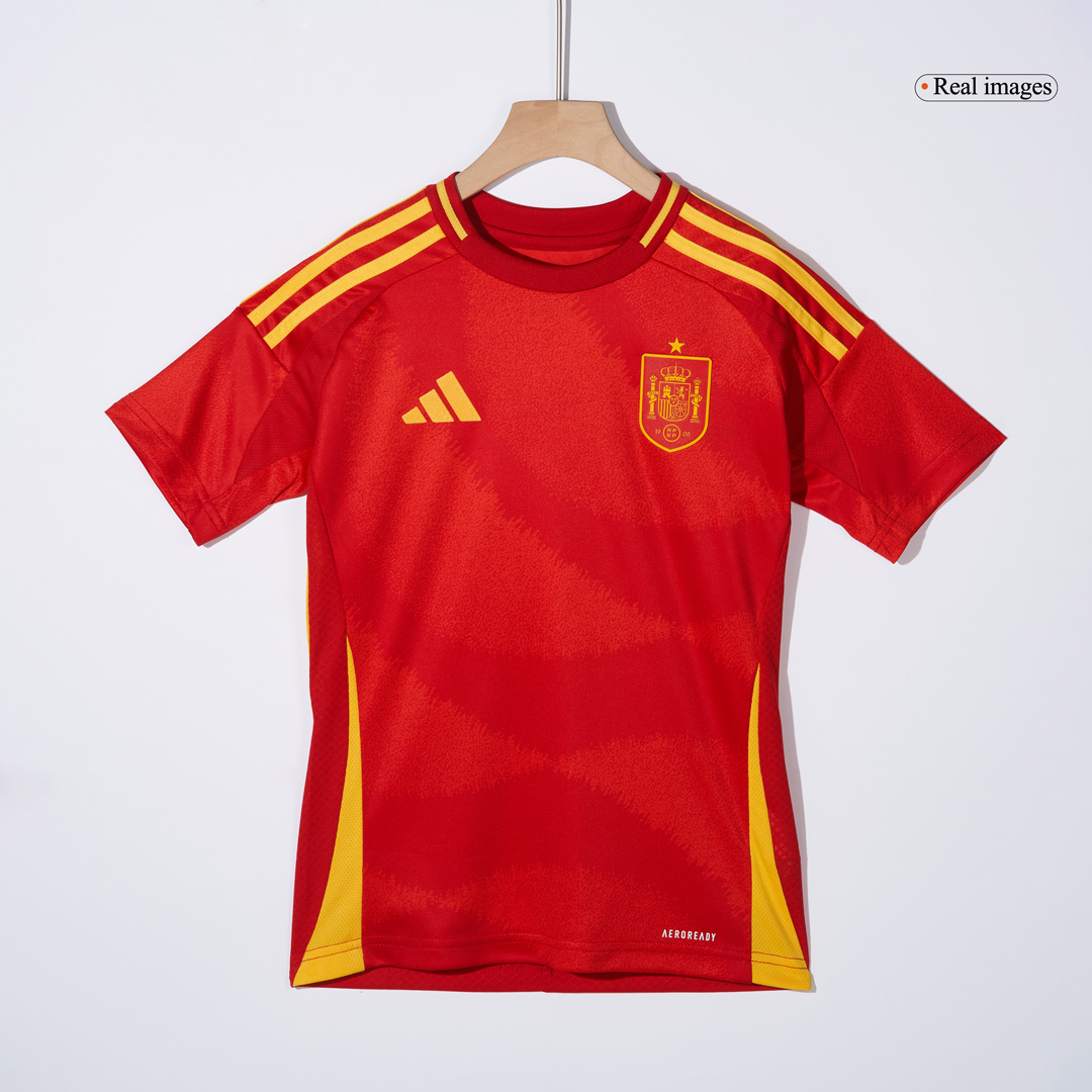 Spain Home Jersey Kit EURO Kids(Jersey+Shorts) - gojersey