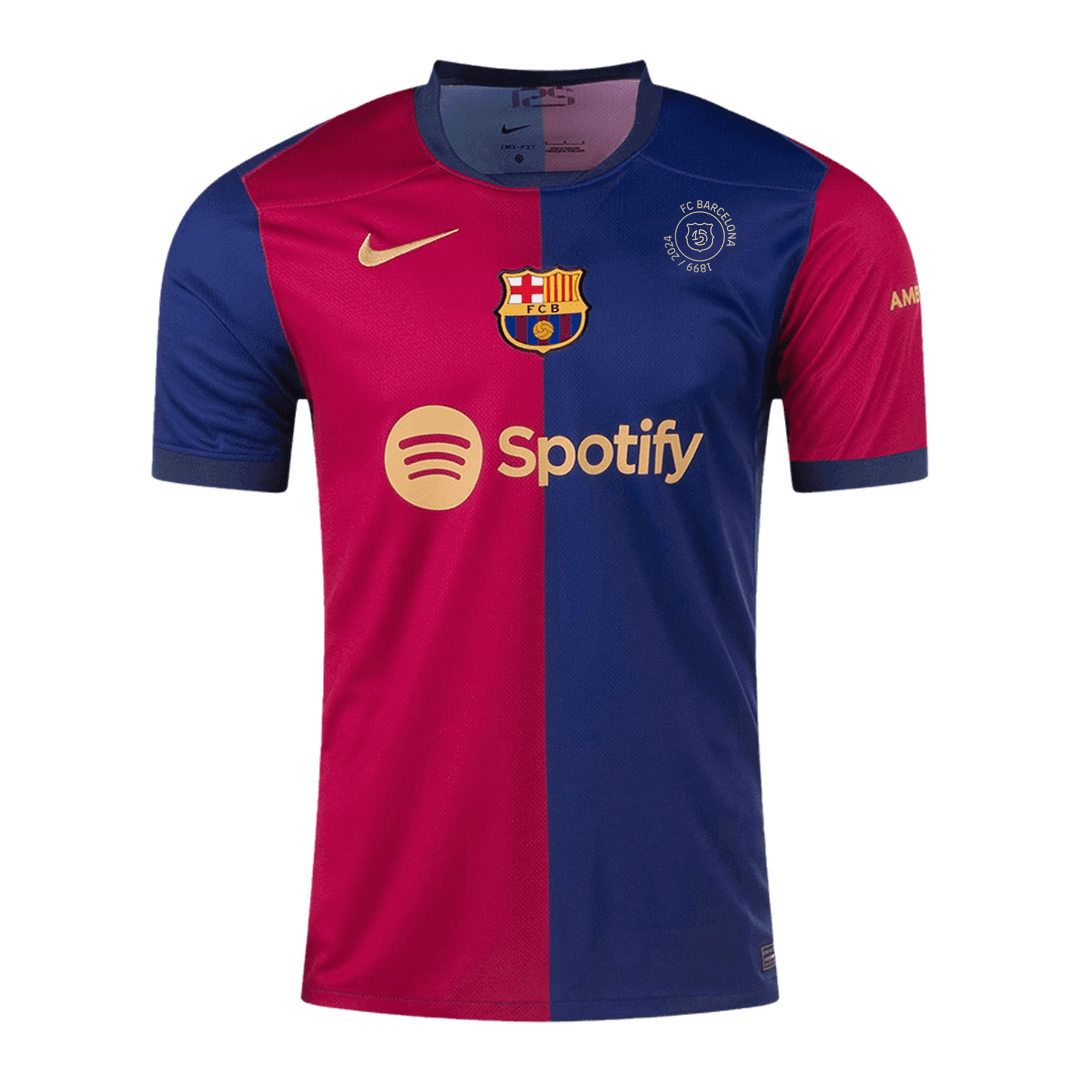 Barcelona Home Jersey - 125th Anniversary - gojersey