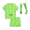 Barcelona Third Away Soccer Jersey Kit Kids(Jersey+Shorts+Socks) - UCL (Spotify Logo Without Text) - gojersey