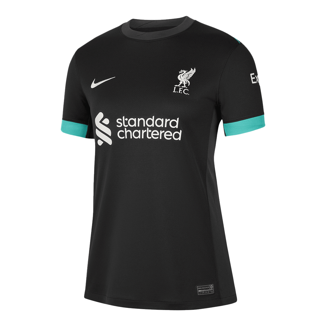 Women's Liverpool Away Soccer Jersey - gojersey