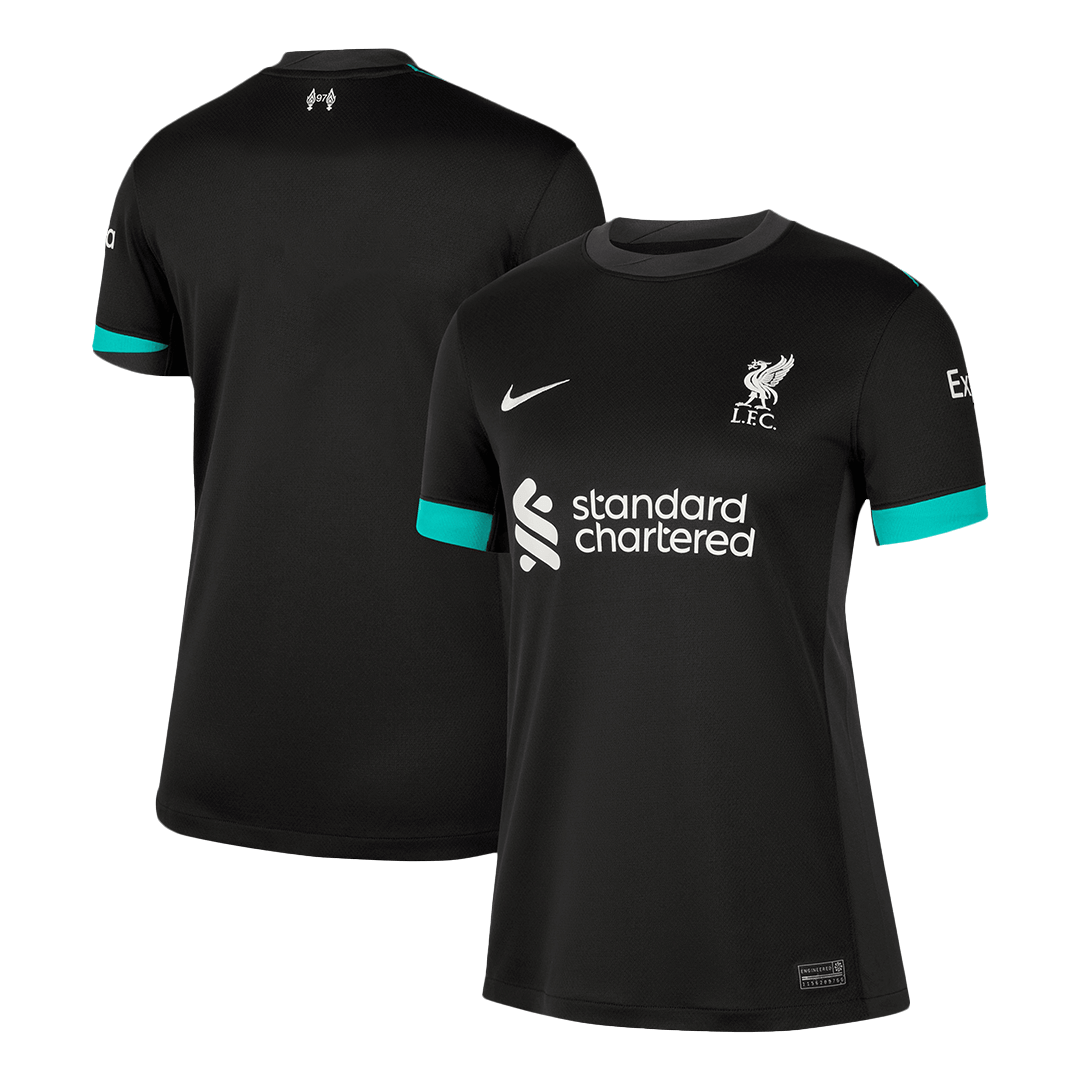 Women's Liverpool Away Soccer Jersey - gojersey