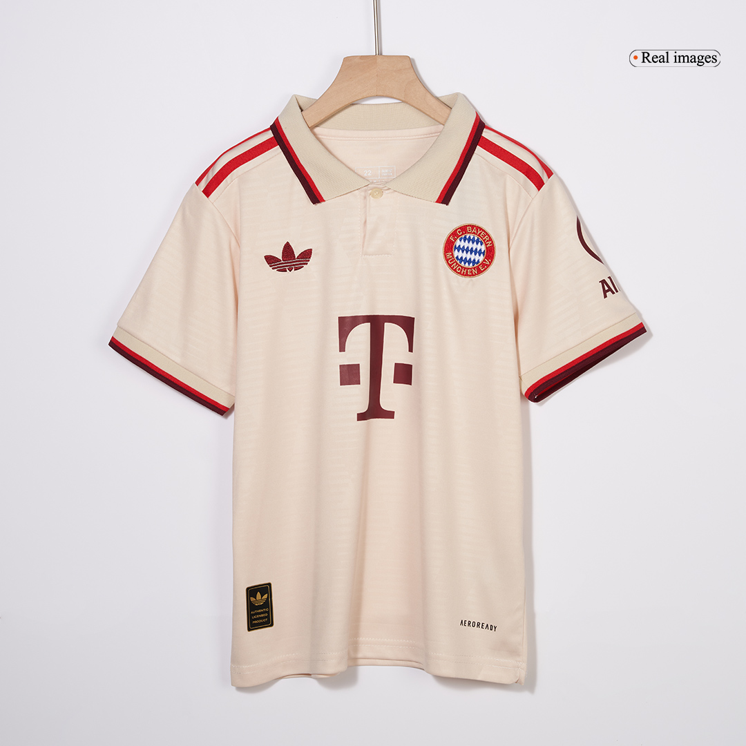Bayern Munich Third Away Soccer Jersey Kit Kids(Jersey+Shorts) - UCL - gojersey