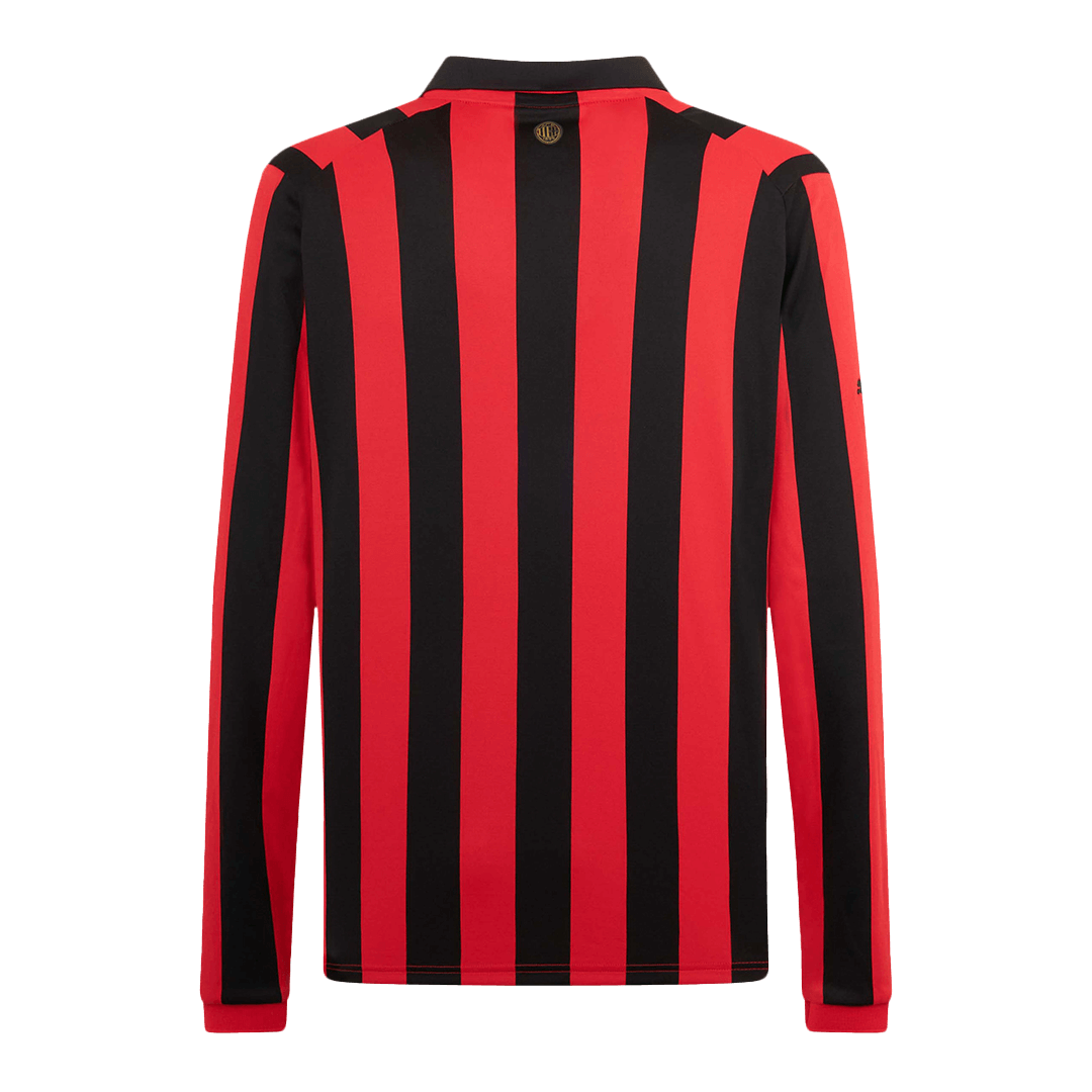 AC Milan Long Sleeve Soccer Jersey - 125th Anniversary - gojersey