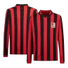 AC Milan Long Sleeve Soccer Jersey - 125th Anniversary - gojersey