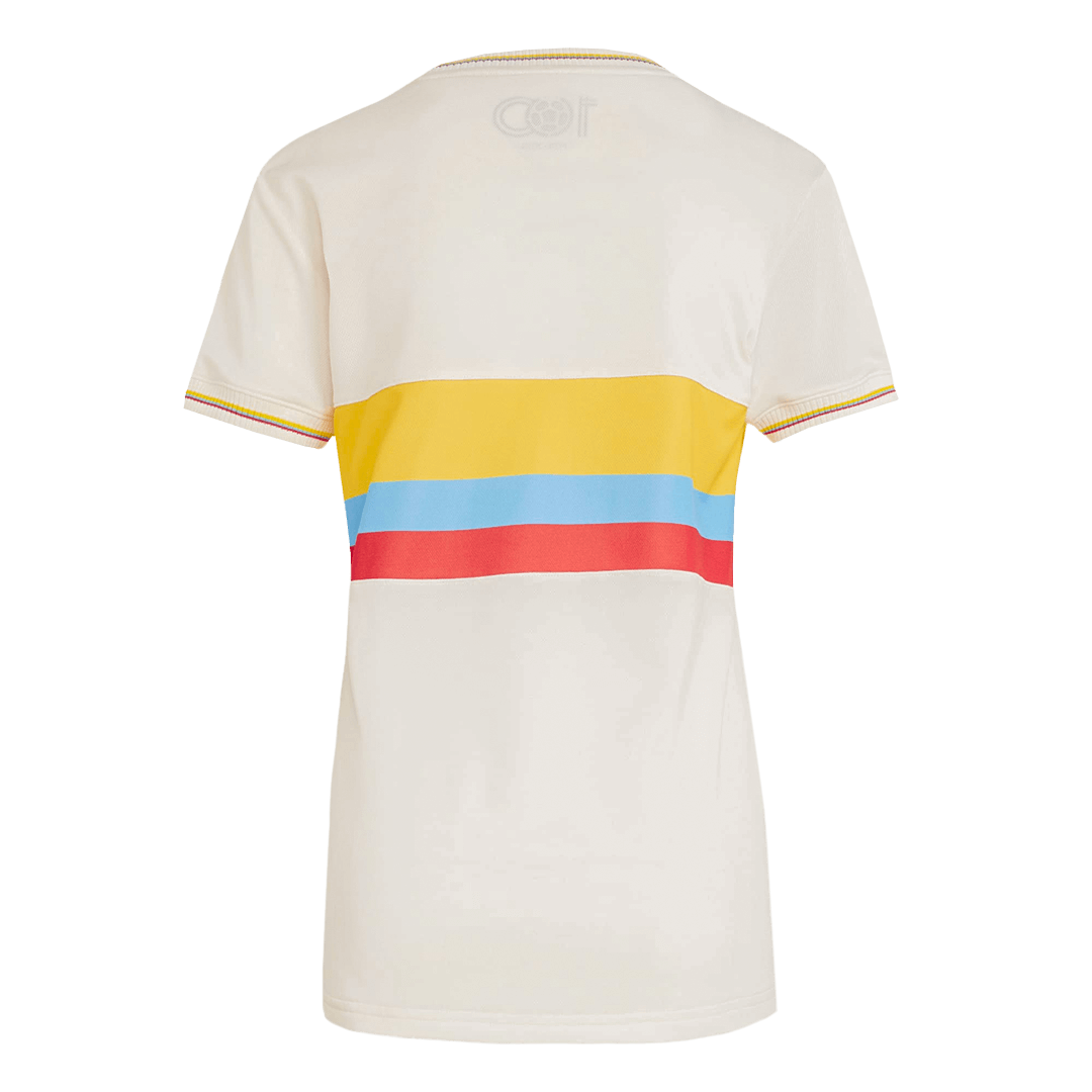Women's Colombia Soccer Jersey - 100th Anniversary - gojersey