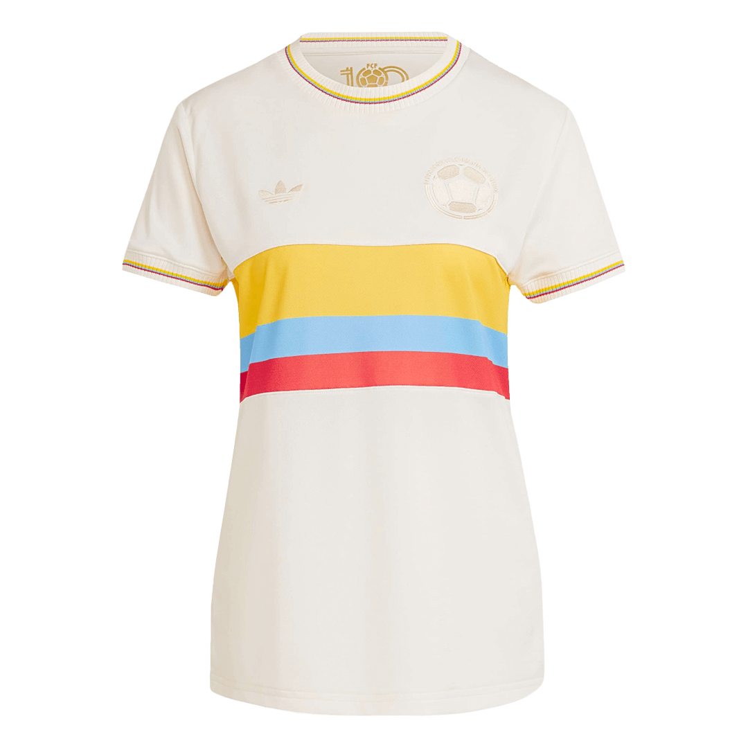 Women's Colombia Soccer Jersey - 100th Anniversary - gojersey