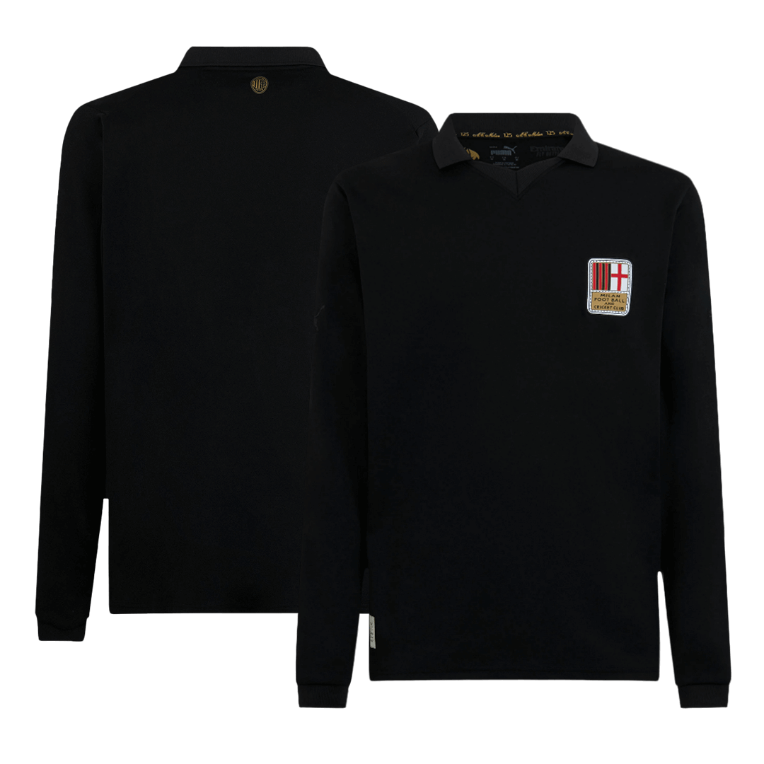 AC Milan Long Sleeve Goalkeeper Soccer Jersey - 125th Anniversary - gojersey