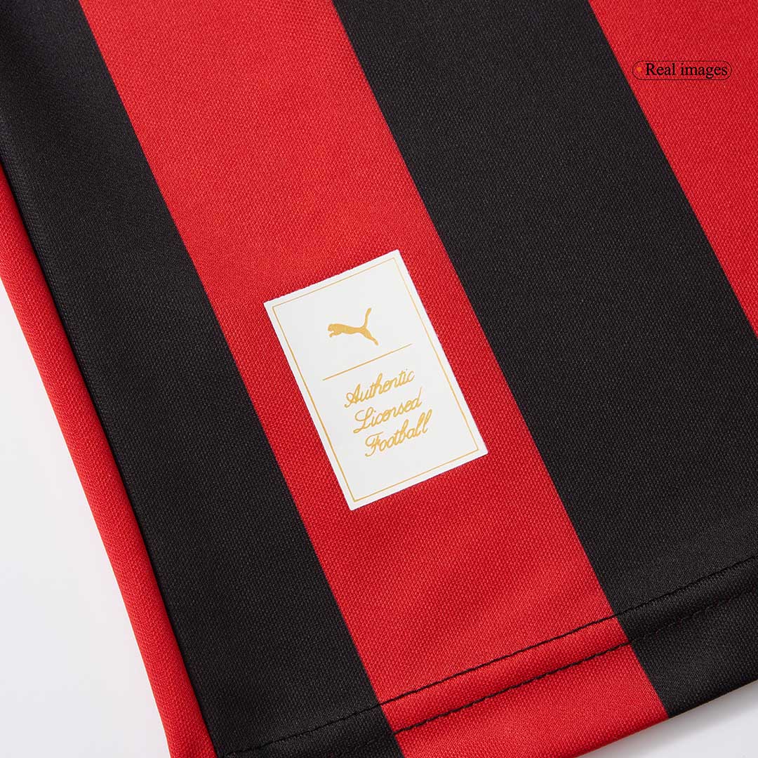 AC Milan Long Sleeve Soccer Jersey - 125th Anniversary - gojersey