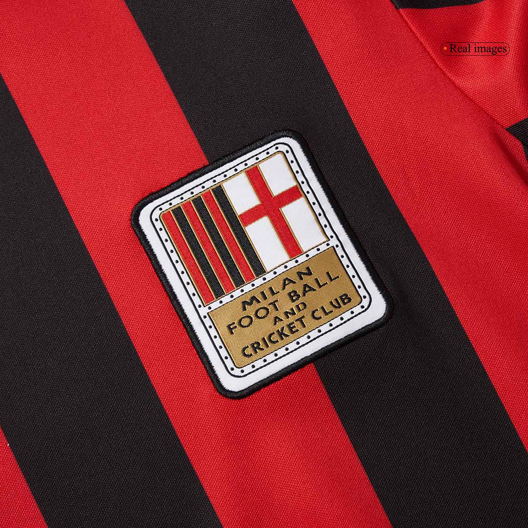 AC Milan Long Sleeve Soccer Jersey - 125th Anniversary - gojersey