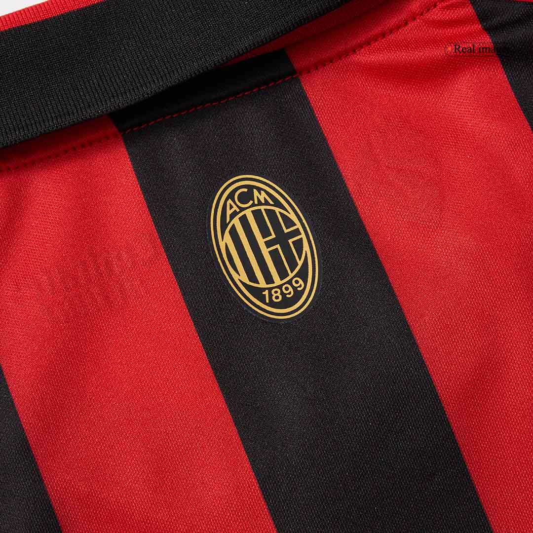 AC Milan Long Sleeve Soccer Jersey - 125th Anniversary - gojersey