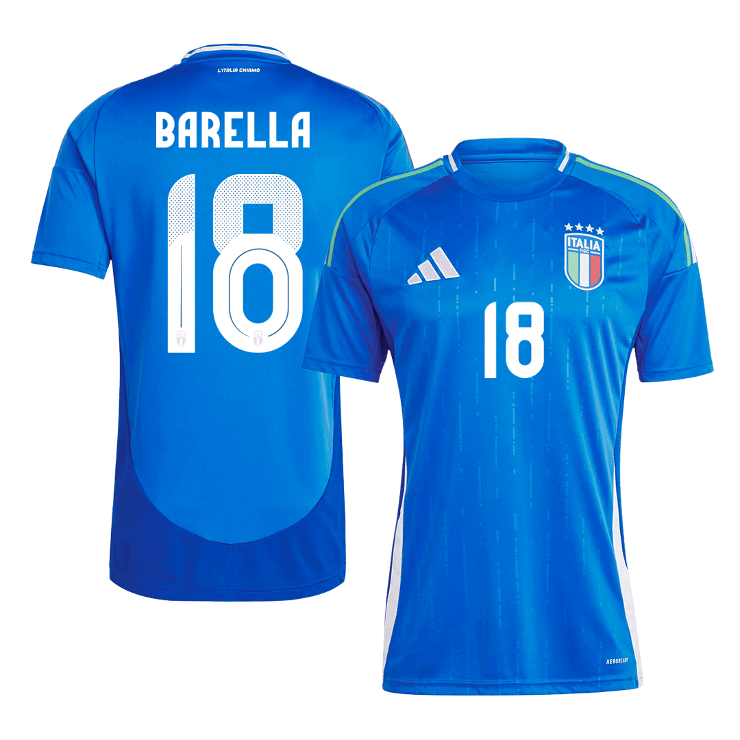 Italy BARELLA #18 Home Jersey EURO - gojersey