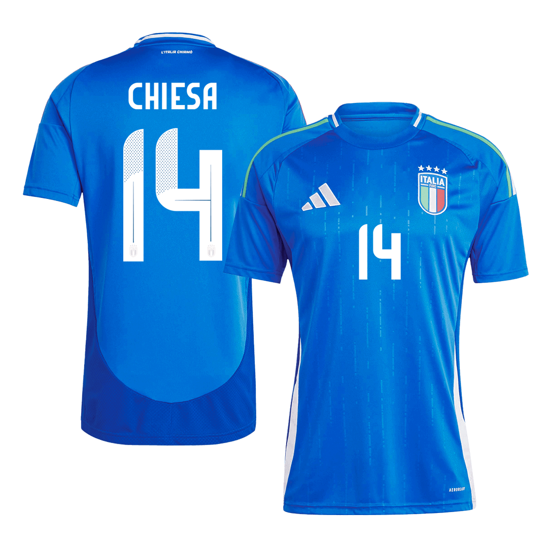 Italy CHIESA #14 Home Jersey EURO - gojersey