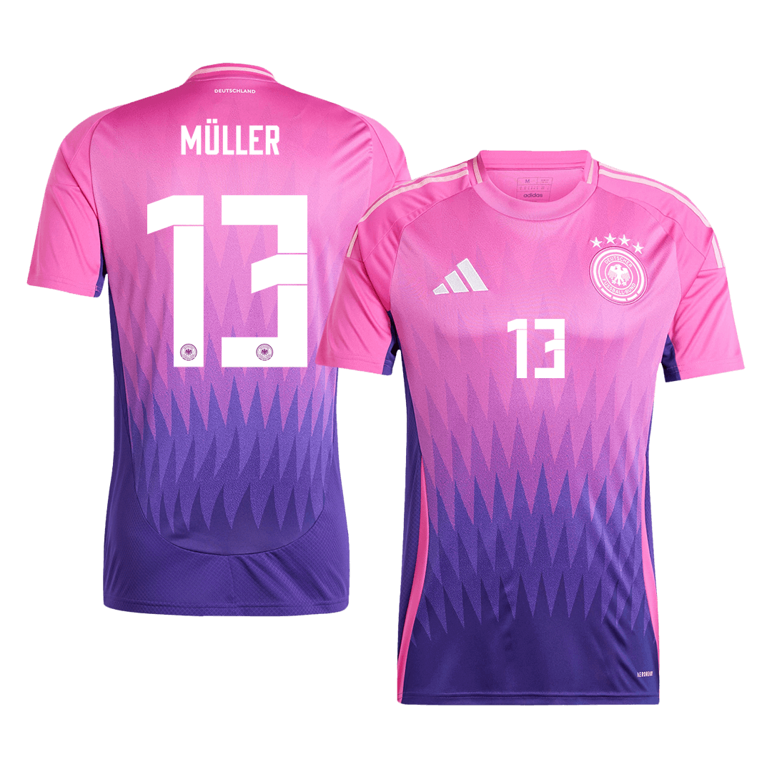 Germany MÜLLER #13 Away Jersey EURO - gojersey