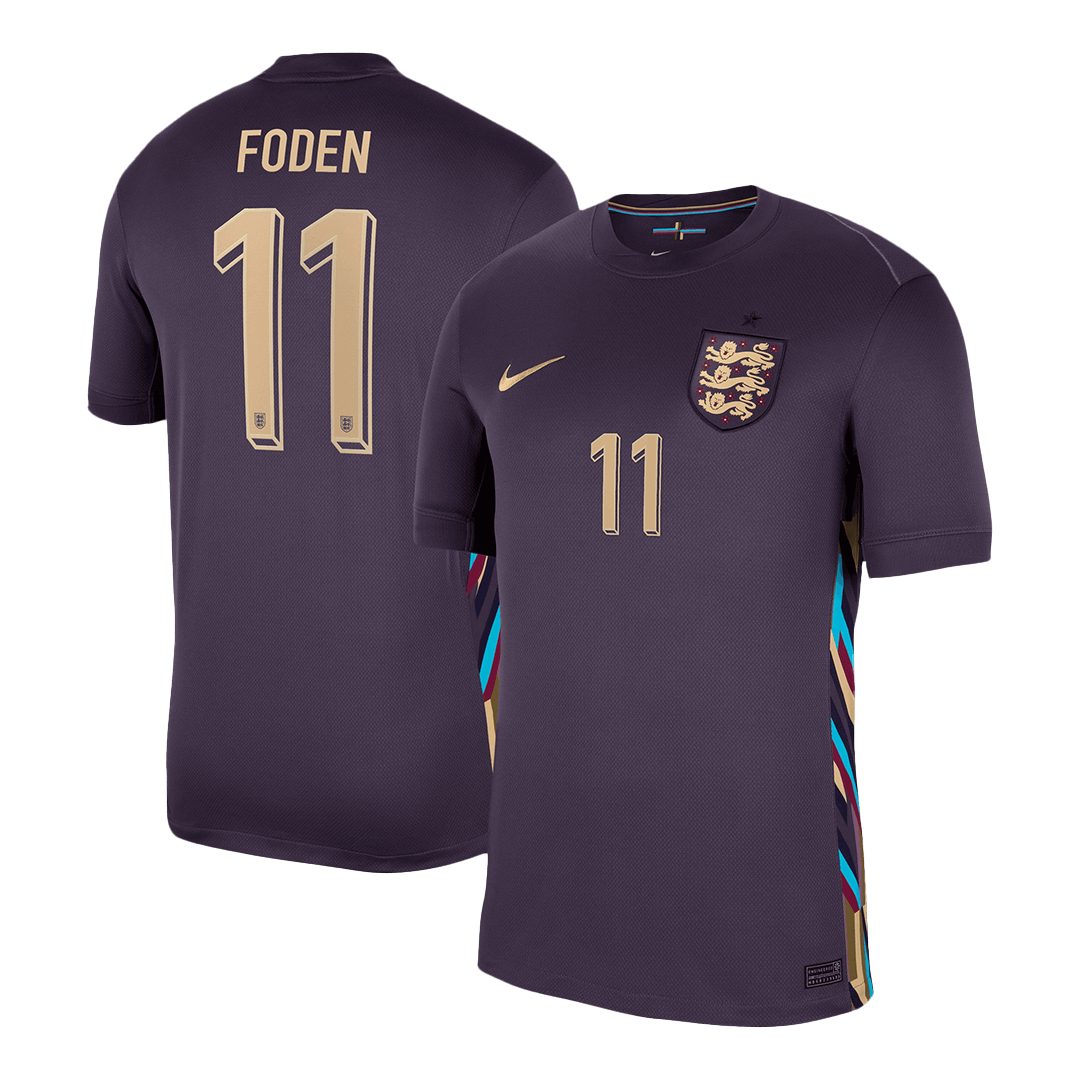 England FODEN #11 Away Jersey EURO - gojersey