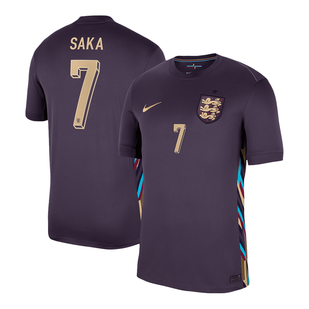 England SAKA #7 Away Jersey EURO - gojersey