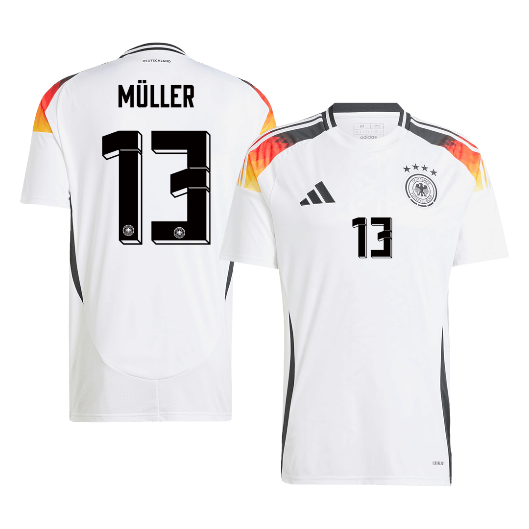 Germany MÜLLER #13 Home Jersey EURO - gojersey