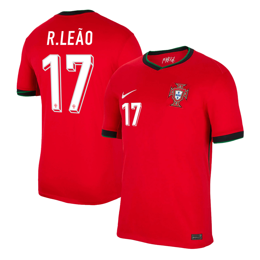 Portugal R.LEÃO #17 Home Jersey EURO - gojersey