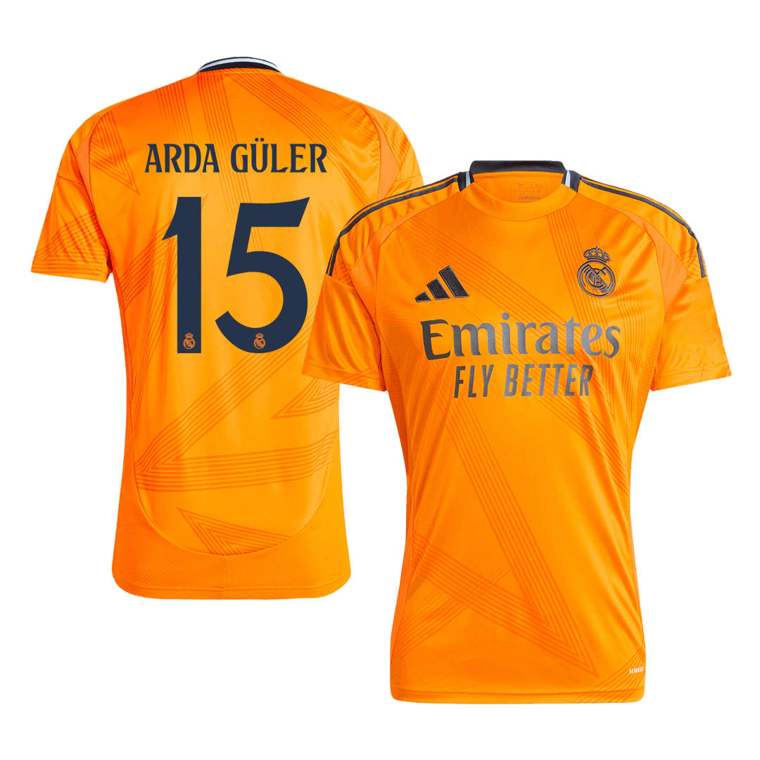 Real Madrid ARDA GÜLER #15 Away Jersey - gojersey