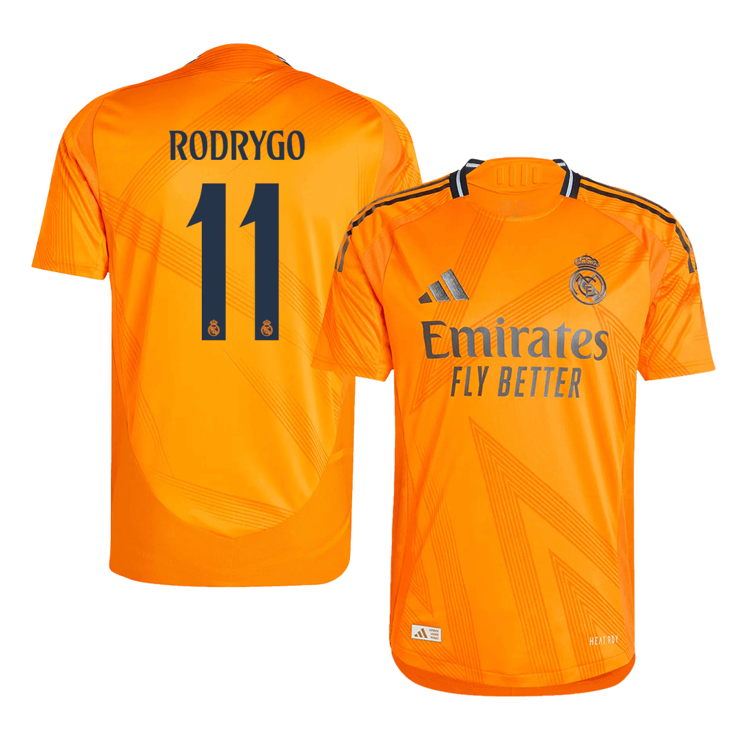 Real Madrid RODRYGO #11 Away Soccer Jersey Authentic - gojersey