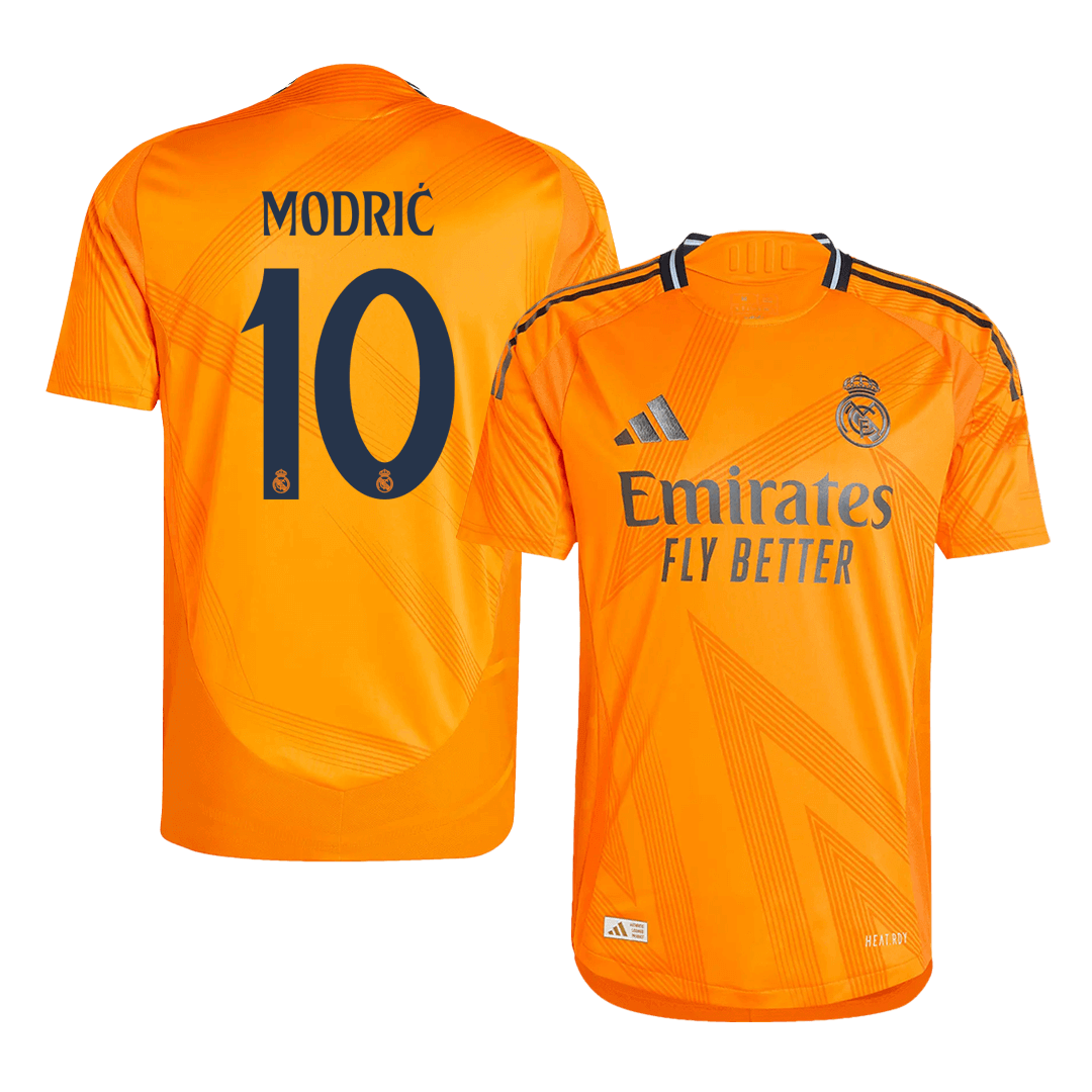 Real Madrid MODRIĆ #10 Away Soccer Jersey Authentic - gojersey