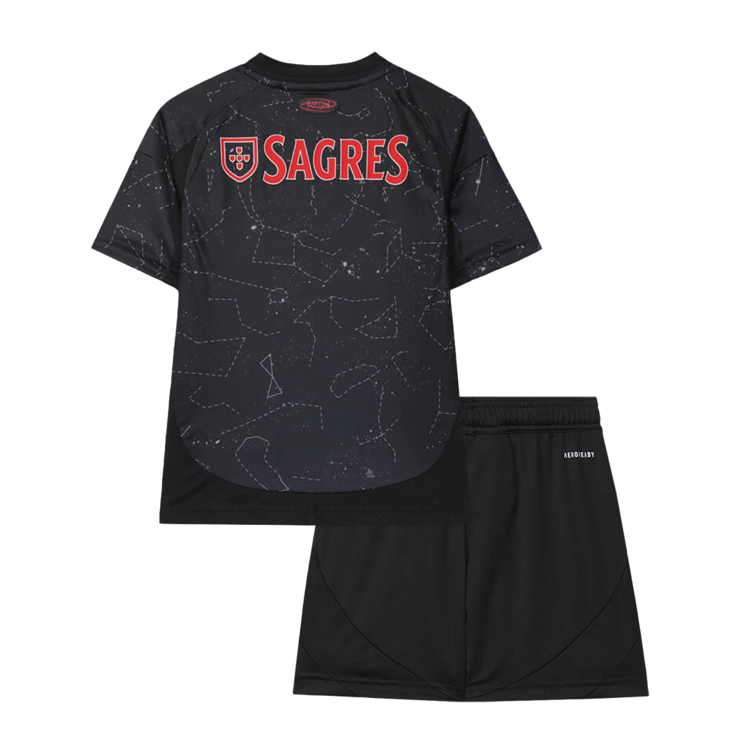 Benfica Away Soccer Jersey Kit Kids(Jersey+Shorts) - gojersey