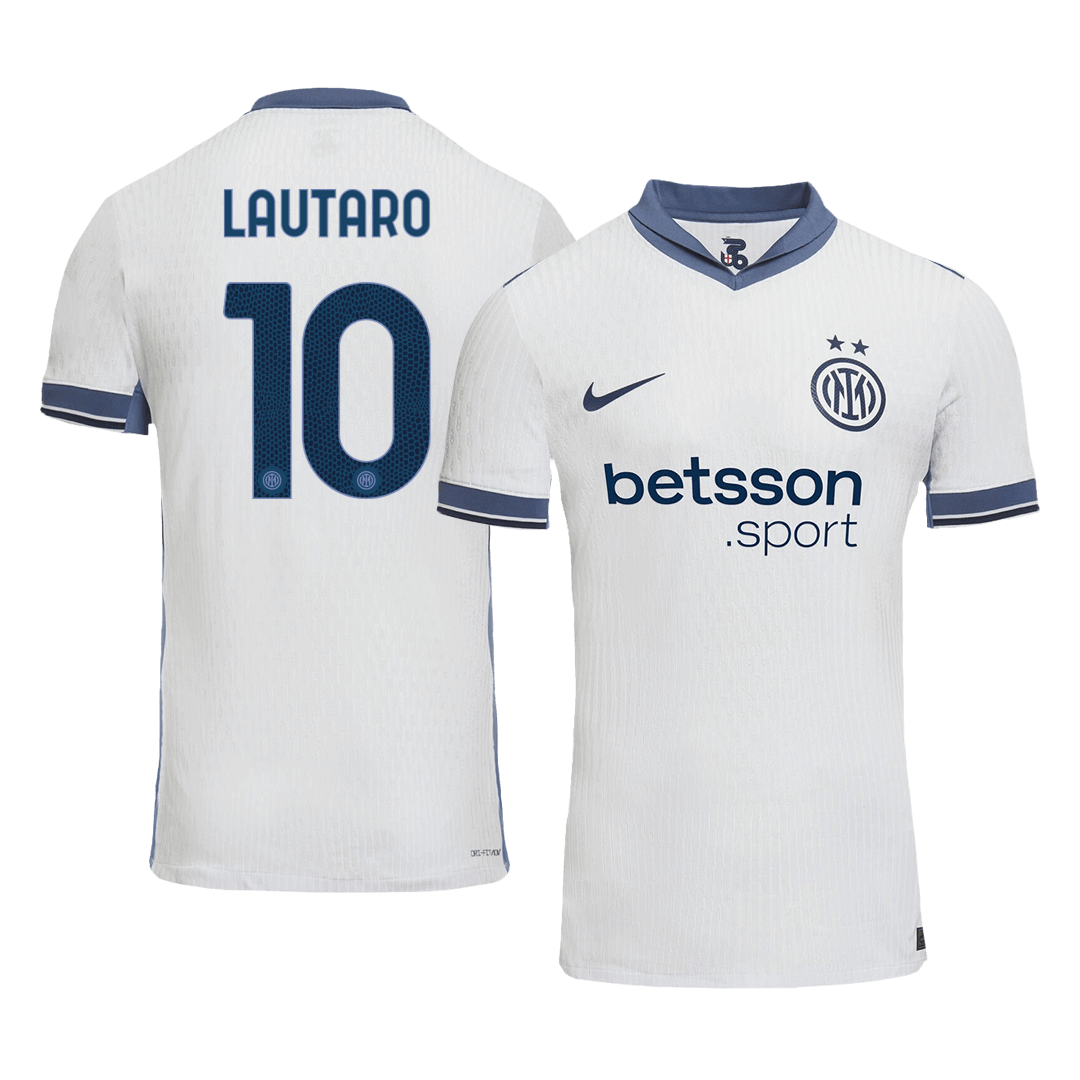 Inter Milan LAUTARO #10 Away Soccer Jersey Authentic - gojersey