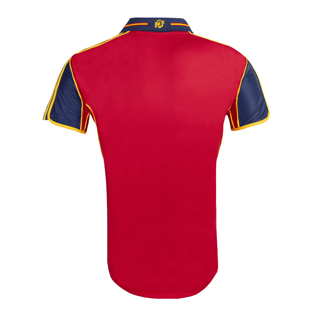 Spain Home Soccer Jersey Retro 2000 - gojersey