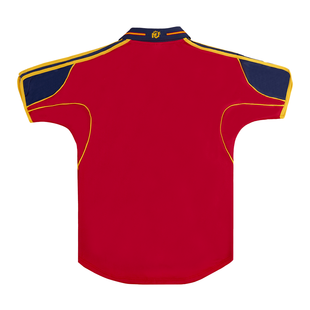 Spain Home Soccer Jersey Retro 2000 - gojersey