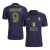 Juventus VLAHOVIĆ #9 Third Away Soccer Jersey Authentic- Save The Children Sponsor - gojersey