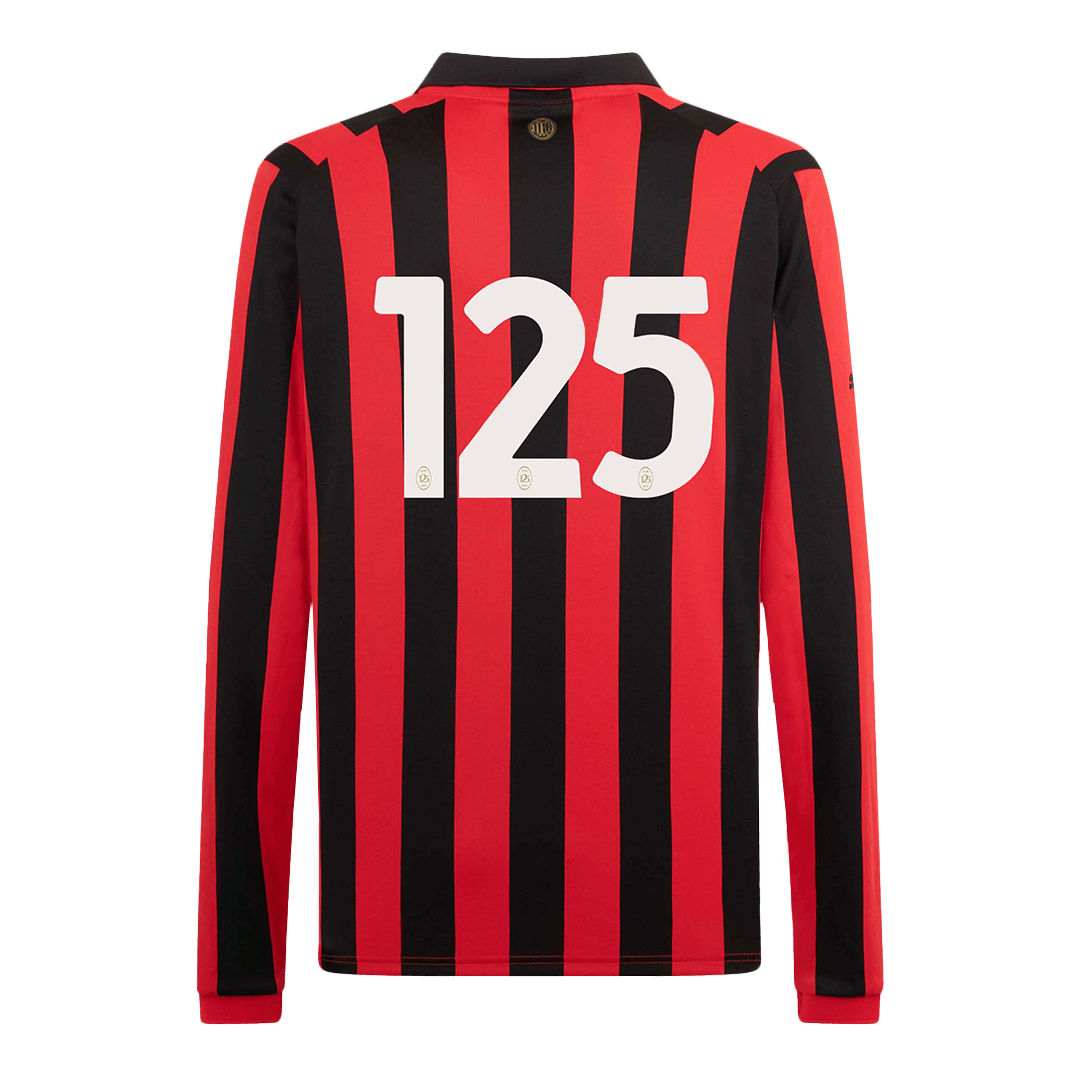AC Milan #125 Long Sleeve Soccer Jersey - 125th Anniversary - gojersey
