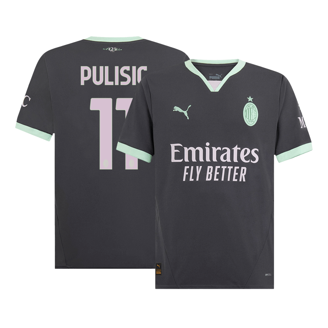 AC Milan PULISIC #11 Third Away Soccer Jersey - gojersey
