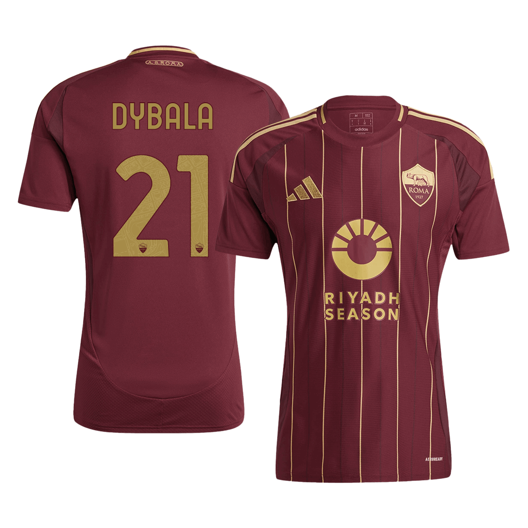 Roma DYBALA #21 Home Soccer Jersey - gojersey