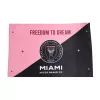 Inter Miami CF Soccer Flag Pink&Black - gojersey