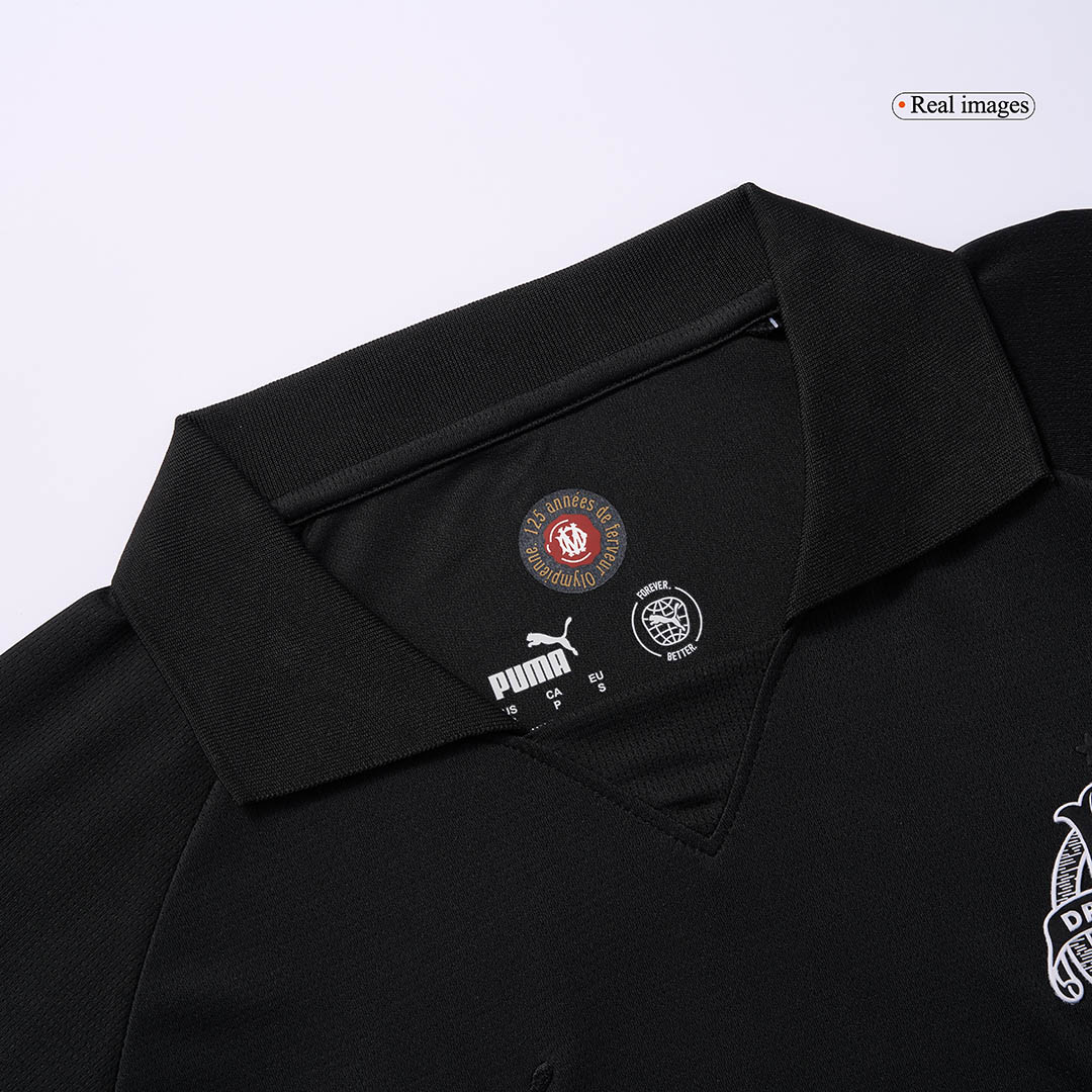 Marseille Goalkeeper Soccer Jersey - Black（125th Anniversary） - gojersey
