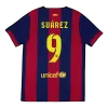 Barcelona SUÁREZ #9 Home Soccer Jersey Retro 2014/15 - gojersey