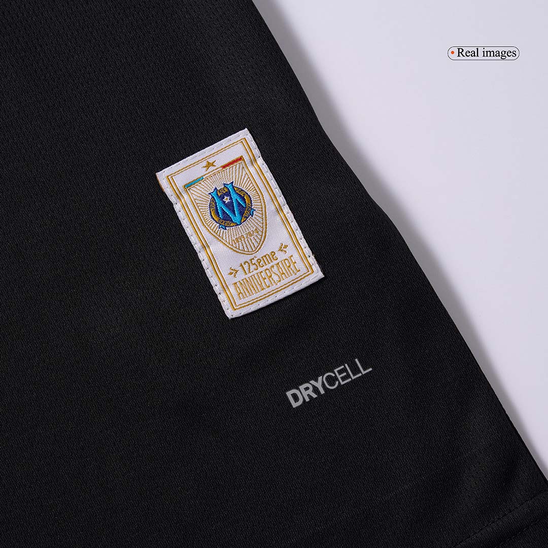 Marseille Goalkeeper Soccer Jersey - Black（125th Anniversary） - gojersey