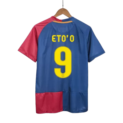 Barcelona A.INIESTA #8 Home Soccer Jersey Retro 2008/09 - gojersey