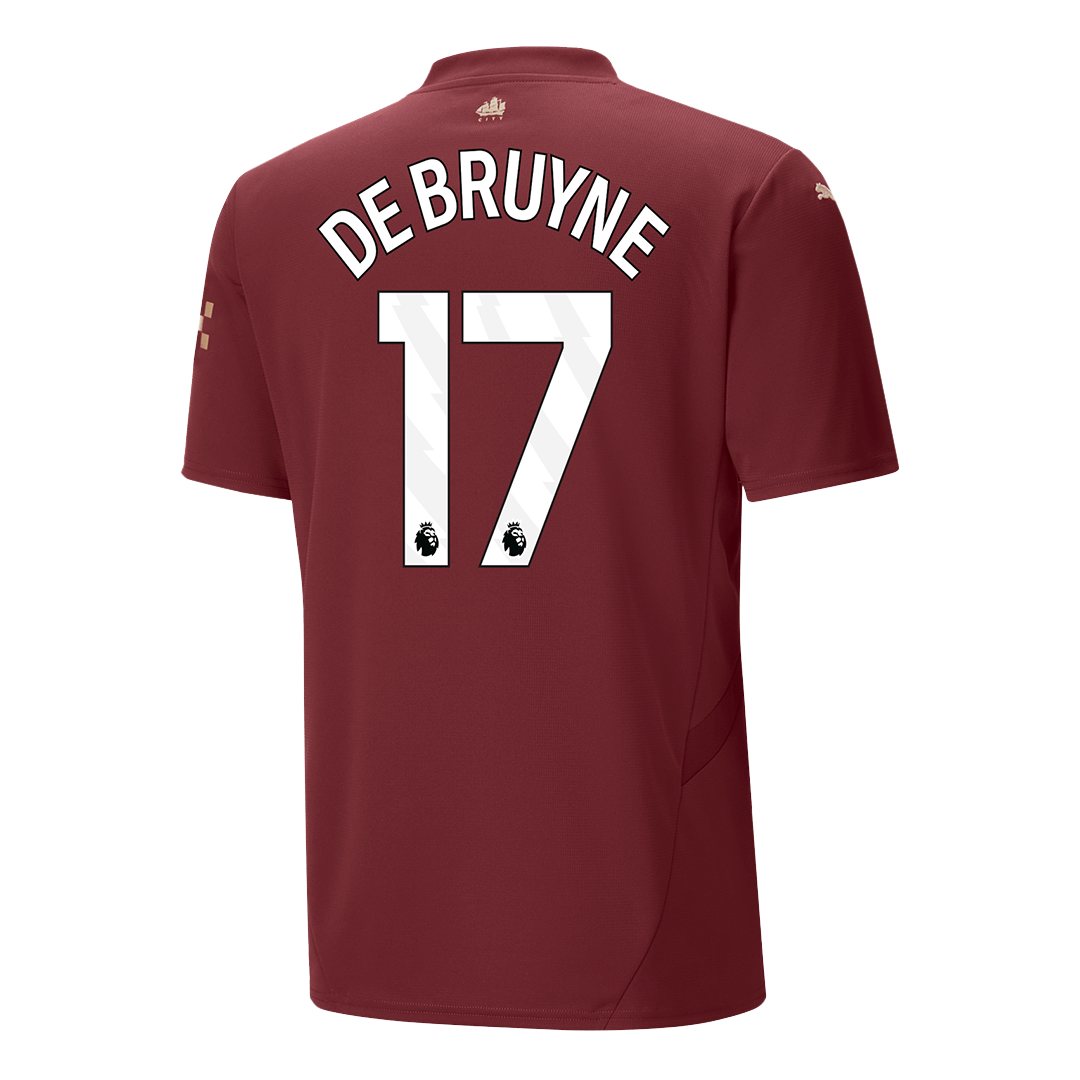 Manchester City DE BRUYNE #17 Third Away Soccer Jersey - gojersey