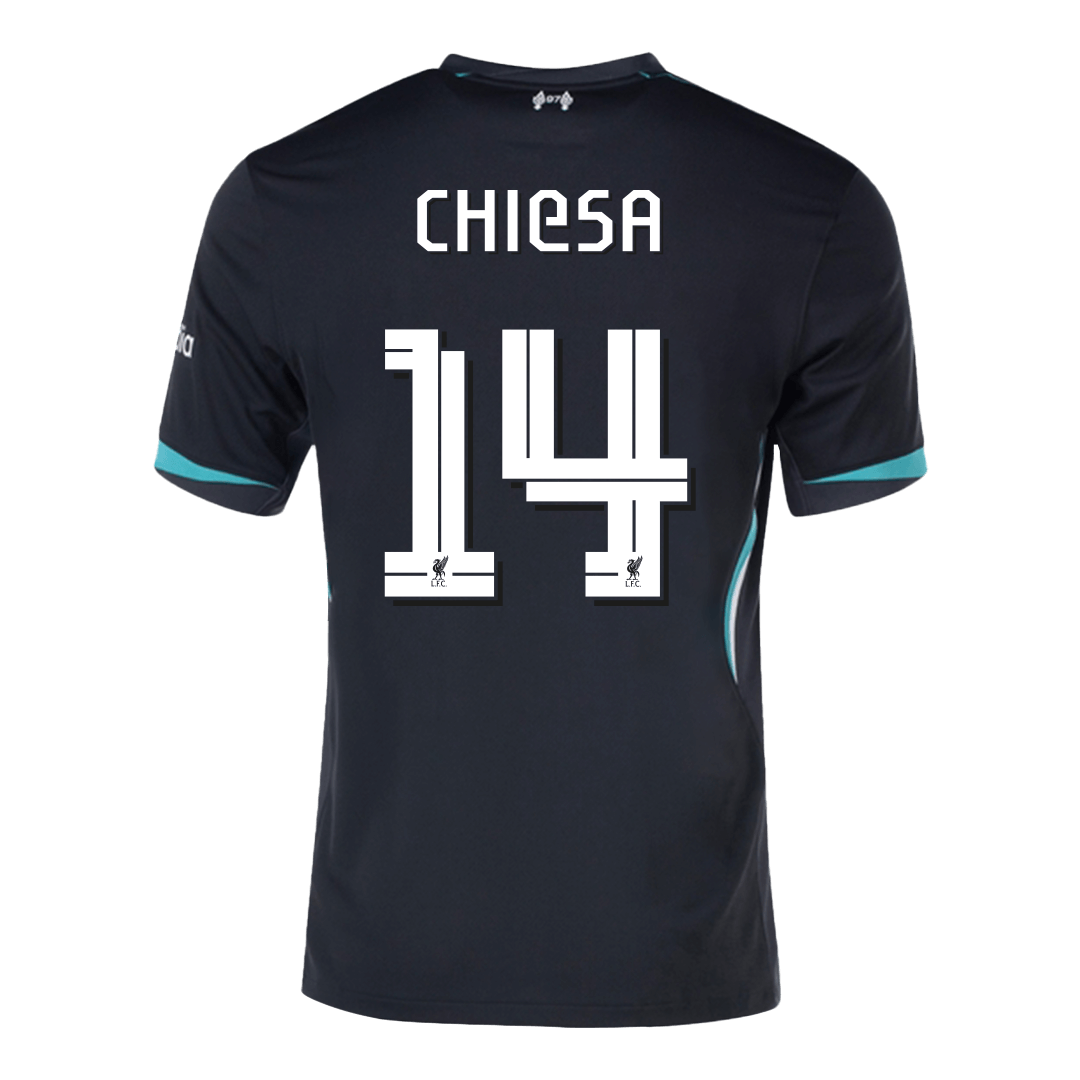 Liverpool CHIESA #14 Away Jersey - UCL Edition - gojersey