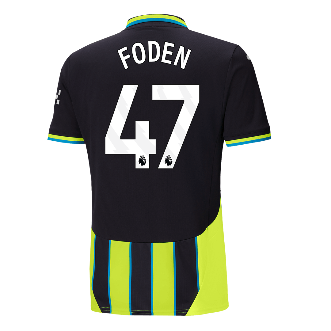 Manchester City FODEN #47 Away Soccer Jersey - gojersey