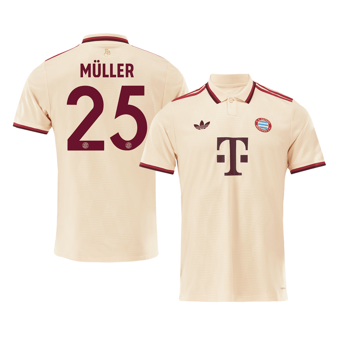 Bayern Munich MÜLLER #25 Third Away Soccer Jersey - UCL Edition - gojersey