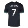 Liverpool LUIS DÍAZ #7 Away Jersey 2024/25 - gojersey