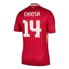Liverpool CHIESA #14 Home Soccer Jersey 2024/25 - UCL Edition - gojersey