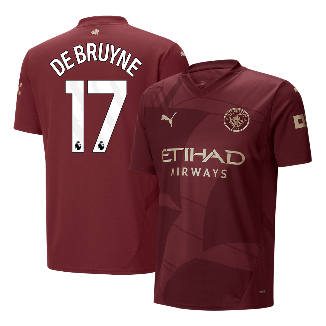 Manchester City DE BRUYNE #17 Third Away Soccer Jersey - gojersey