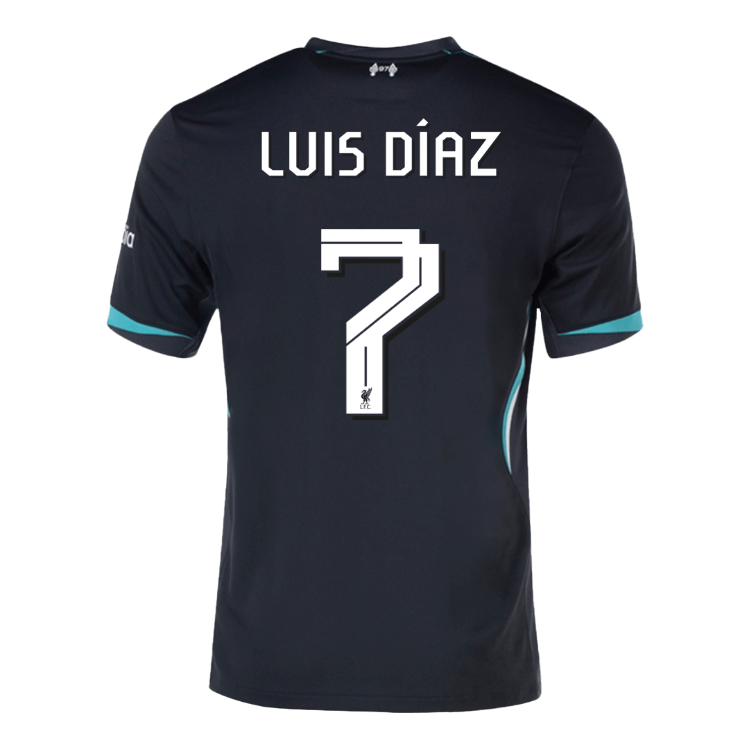 Liverpool LUIS DÍAZ #7 Away Jersey - UCL Edition - gojersey