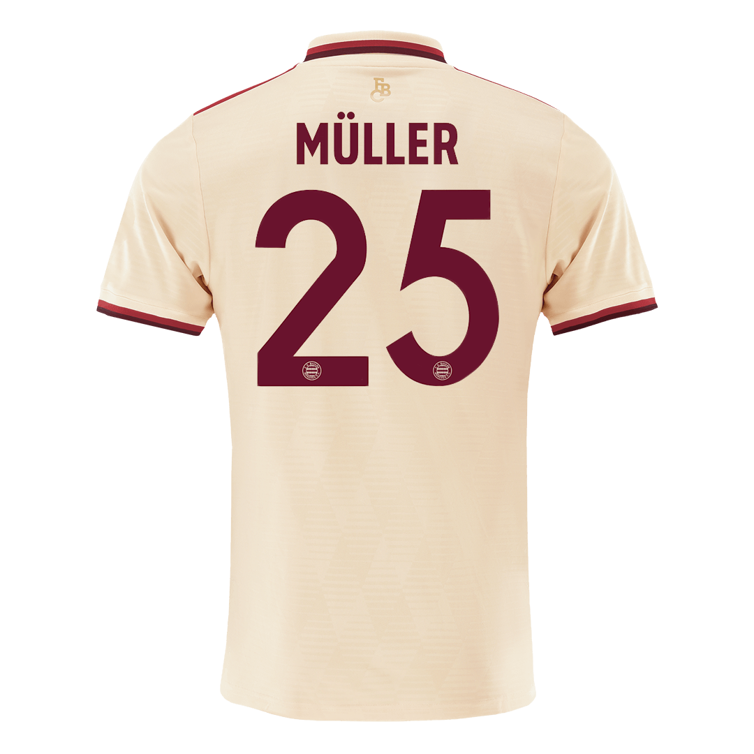 Bayern Munich MÜLLER #25 Third Away Soccer Jersey - UCL Edition - gojersey