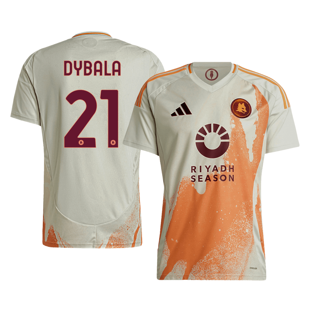 Roma DYBALA #21 Away Soccer Jersey - gojersey