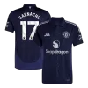 Manchester United GARNACHO #17 Away Soccer Jersey - gojersey