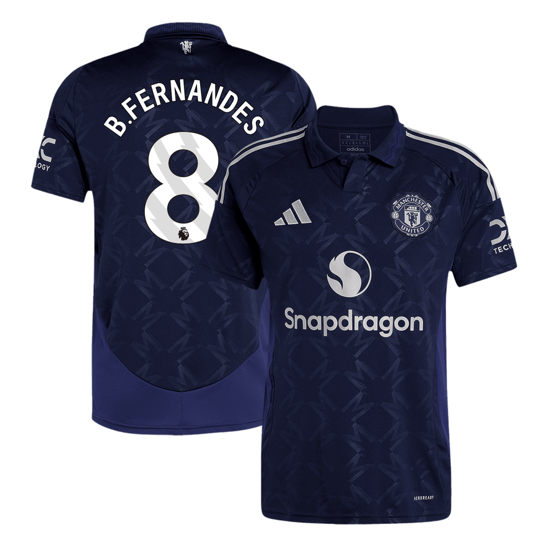 Manchester United B.FERNANDES #8 Away Soccer Jersey - gojersey
